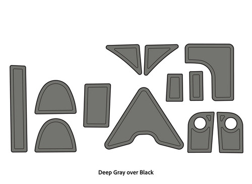 Deep Gray over Black
