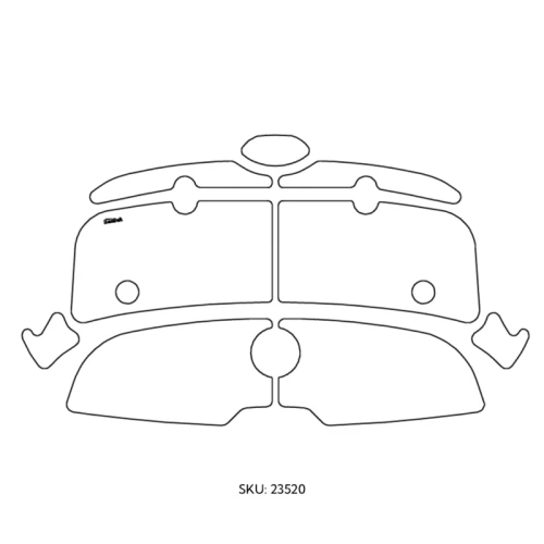 SeaDek 2007 Yamaha SX230 / SR230 / AR230 - Swim Platform - Floor Boat Flooring Kit – Dry Fit