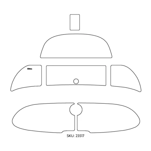 SeaDek 2006 Yamaha SX230 - Swim Platform - Floor Boat Flooring Kit – Dry Fit