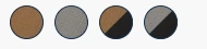 Left to Right
Mocha, Storm Gray, Mocha / Black, Storm Gray / Black