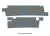 Ranger 520R EVA Foam Rod Locker Pads