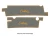Ranger 520R EVA Foam Rod Locker Pads