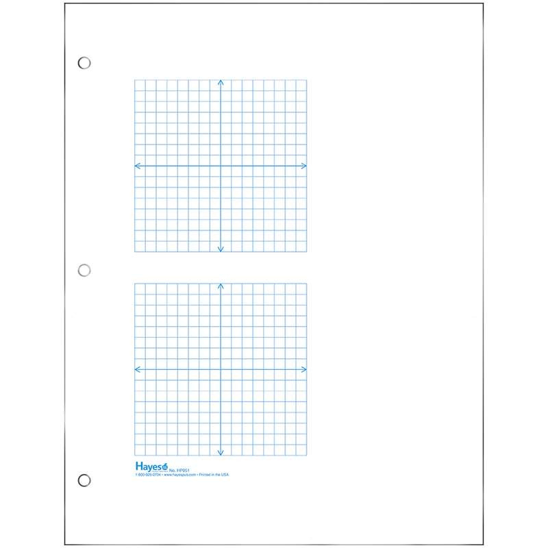 2 GRID XY GRAPH PAPER, 1/4" SQ. - RED - 500 Sheet Ream | Geyer ...