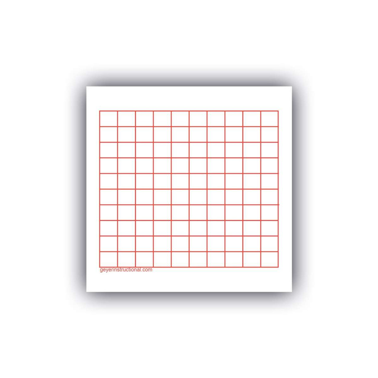 Graphing 3M Post It Notes-10 x 10 Grid | Geyer Instructional Products