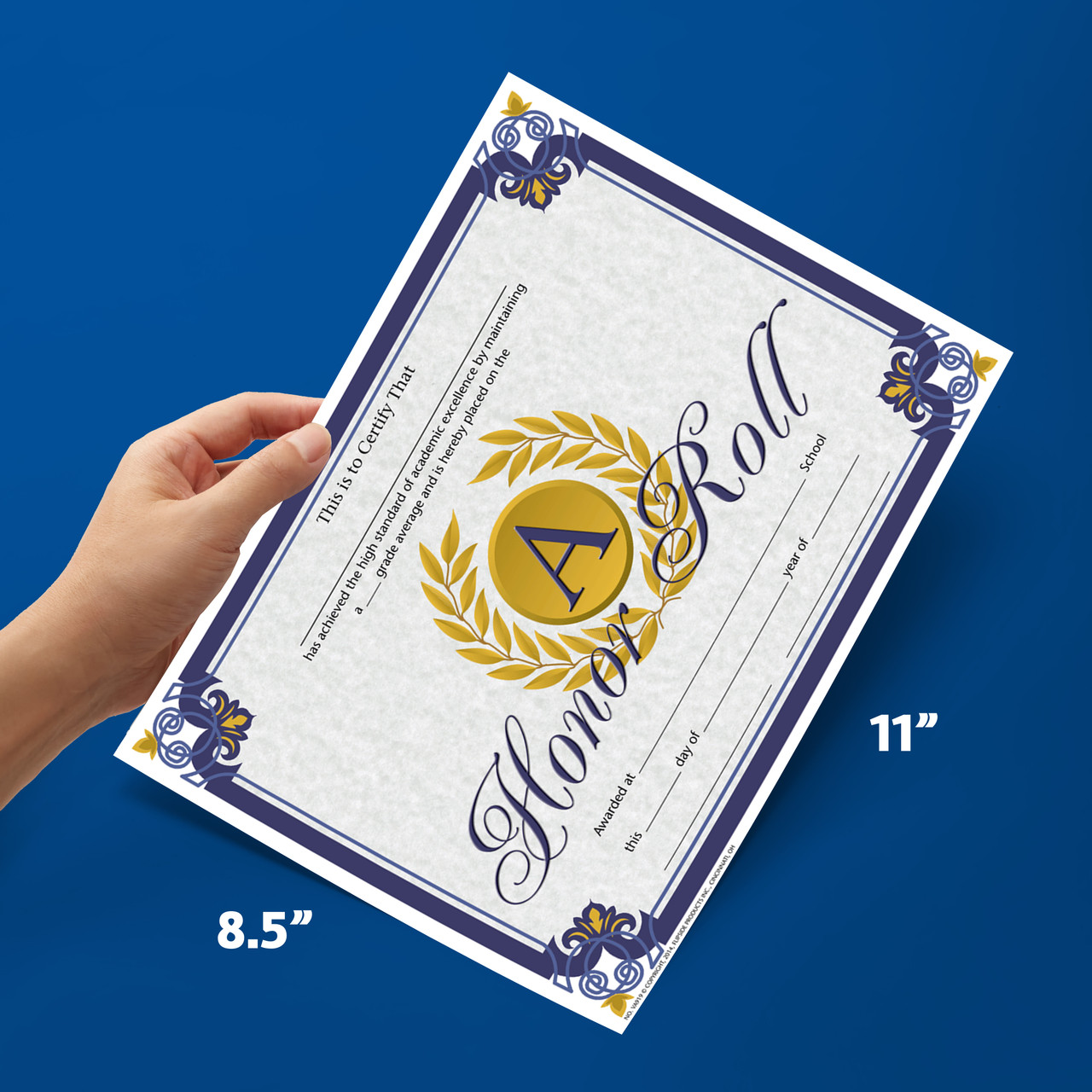 a-honor-roll-gold-laurel-leaves-pack-of-30-prestigious-design-geyer-instructional-products for Ab Honor Roll Certificate Free Printable A Honor Roll - Gold Laurel Leaves - Pack of 30, Prestigious Design | Geyer Instructional Products for Ab Honor Roll Certificate Free Printable