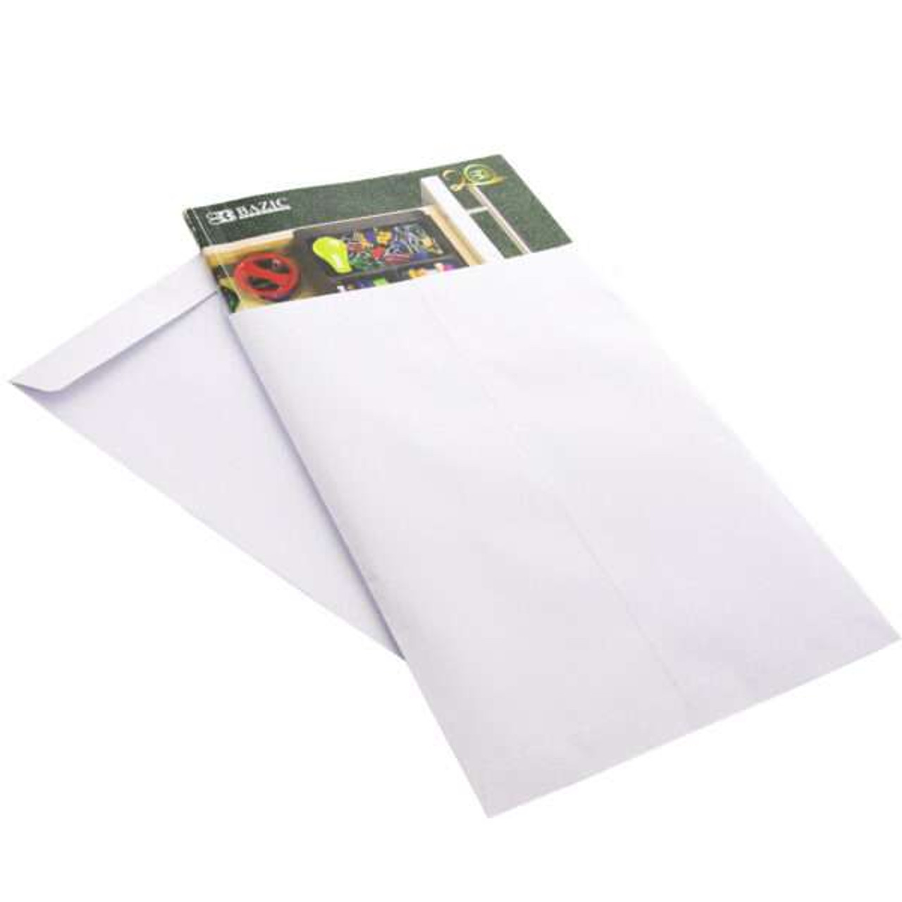 9" x 12" SelfSeal White Catalog Envelope (5/Pack) 48 Pack Geyer