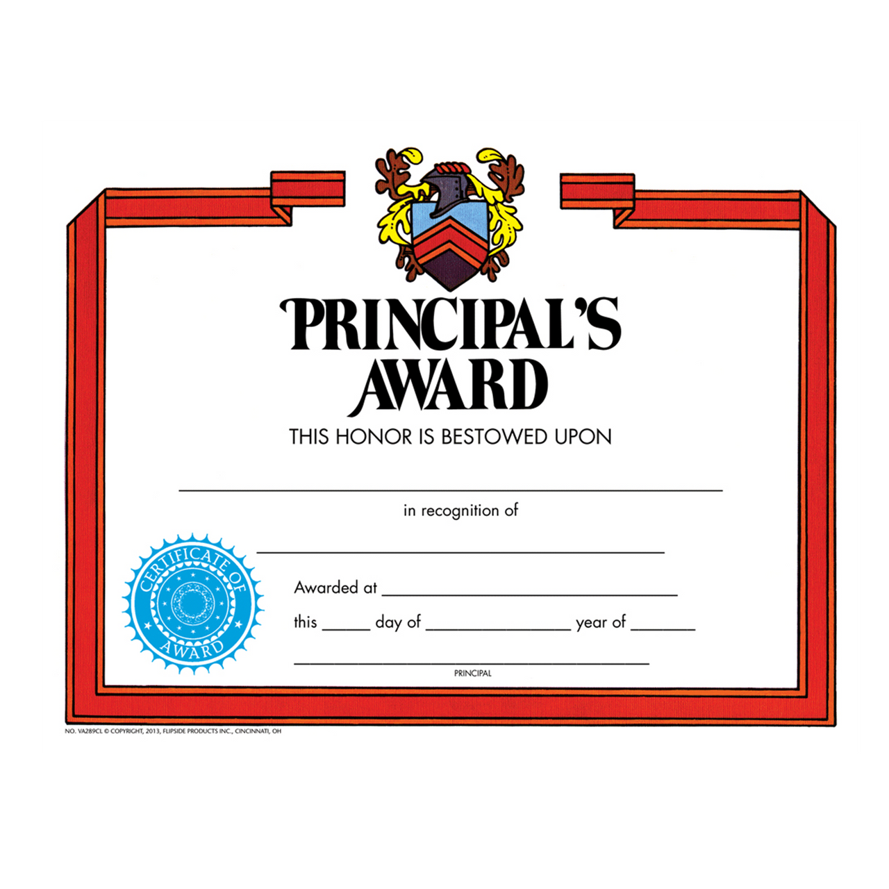 Principal's Award Certificate - Pack of 30 for Outstanding Achievement | Geyer Instructional Products principal-s-award-certificate-pack-of-30-for-outstanding-achievement-geyer-instructional-products