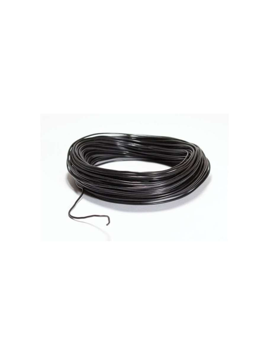 PLASTIC INSULATED COPPER WIRE, BLACK, 100-FOOT ROLL - 226778