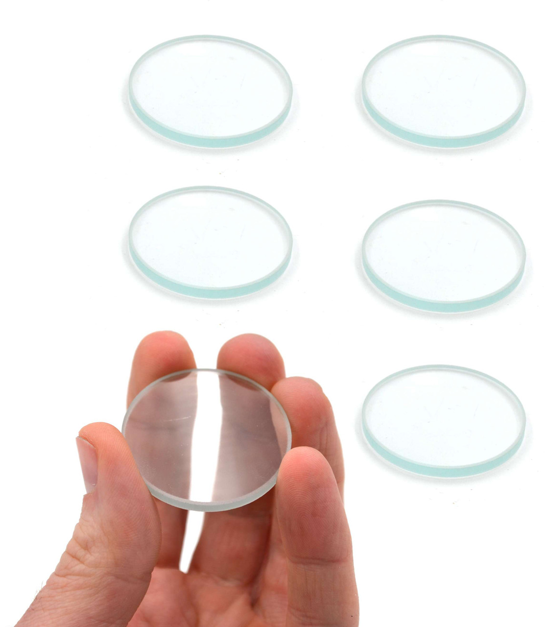 PATIKIL 4" (100mm) Focal Length Double Concave Lens, 3 Pack 50mm
