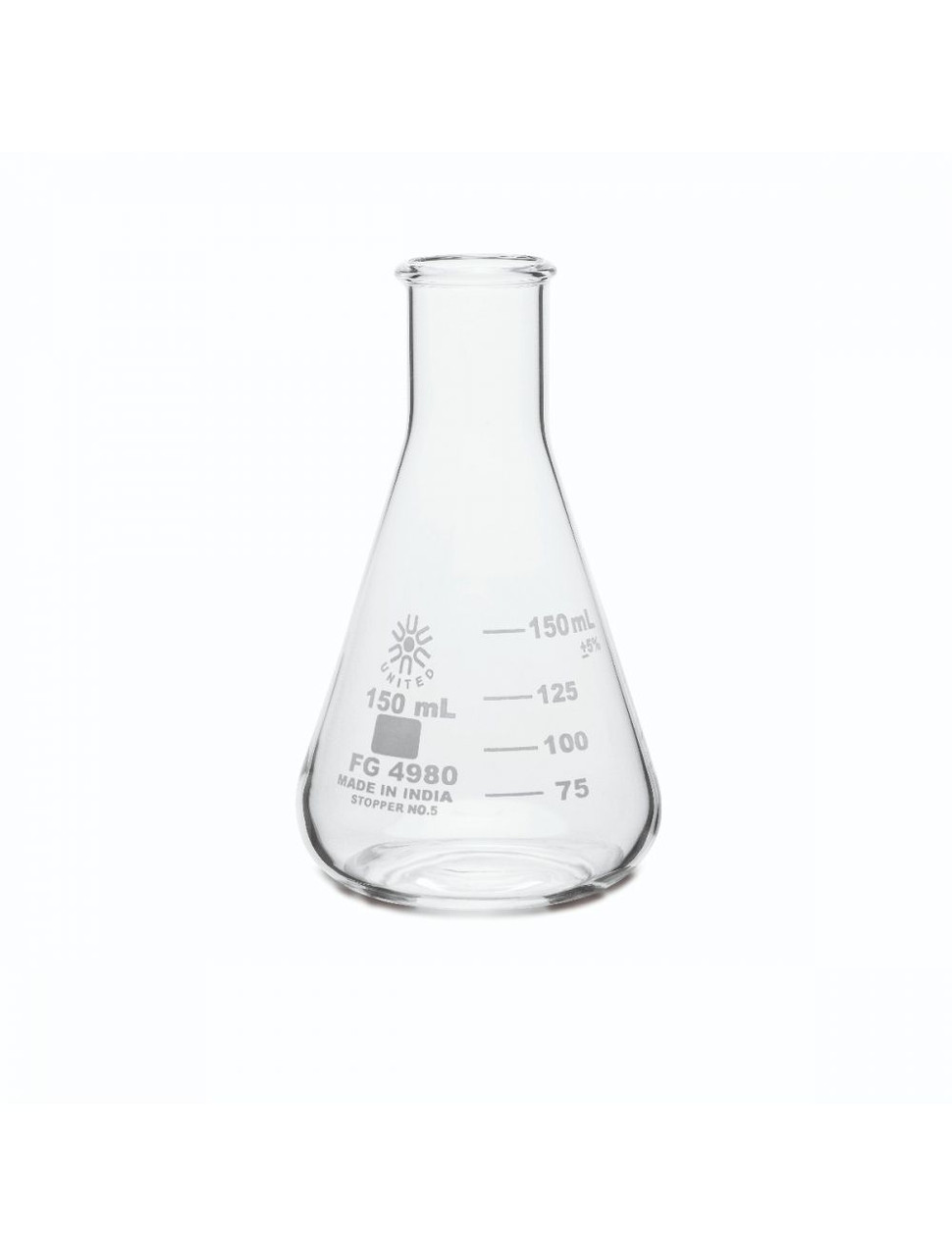 5000-50 | PYREX® 50 ML Narrow Mouth Erlenmeyer Flask With 19/38 Standard Taper Joint | Corning
