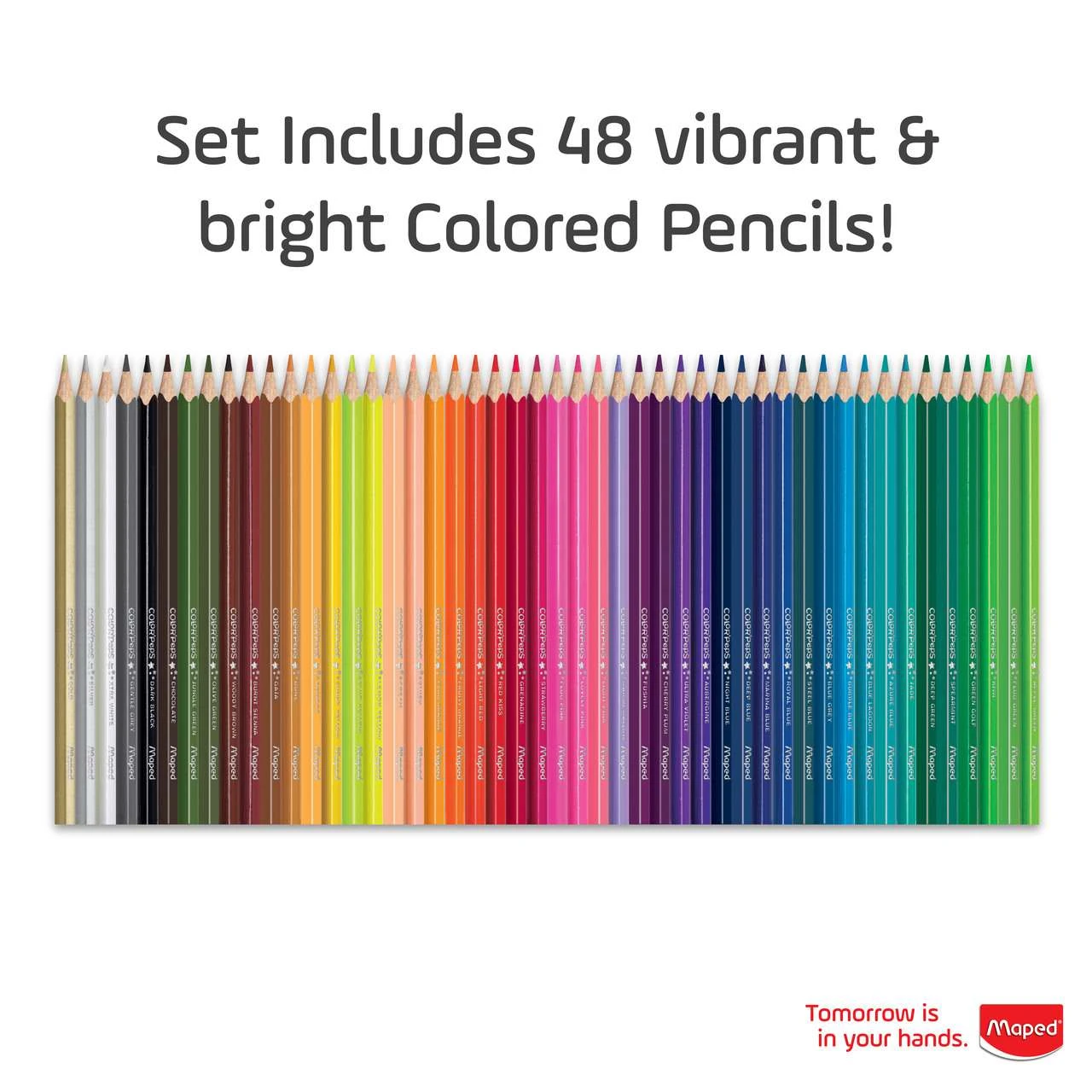 Color'Peps Triangular Colored Pencils x48, 36 sets | Geyer
