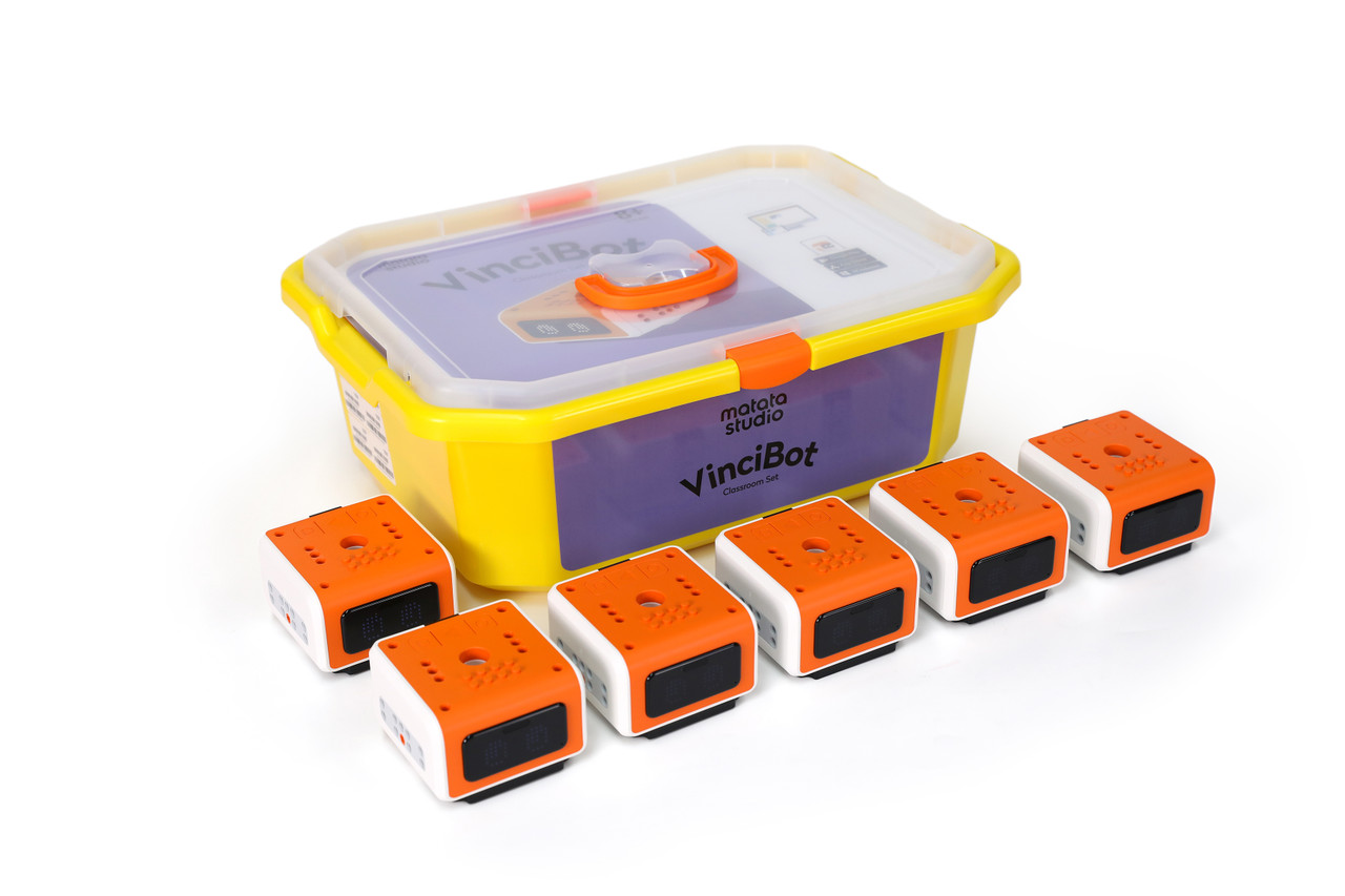 VinciBot Classroom Set: Comprehensive Coding Robots for Education
