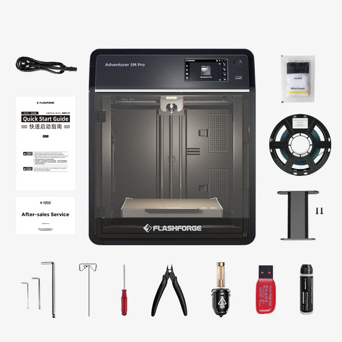 Flashforge Adventurer 5M Pro High-Speed 3D Printer