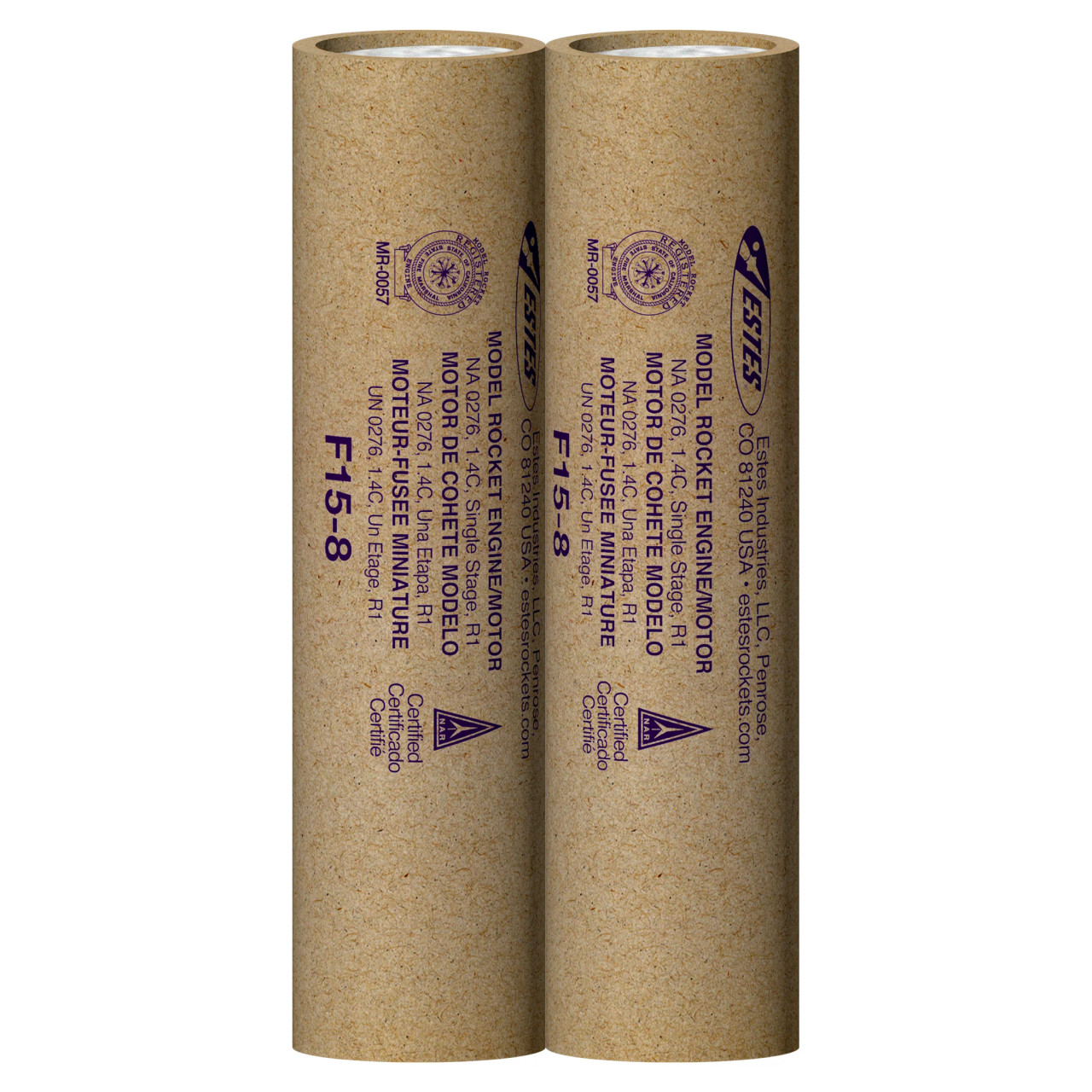 ESTES: F15-8 Model Rocket Engines 2-Pack Bag