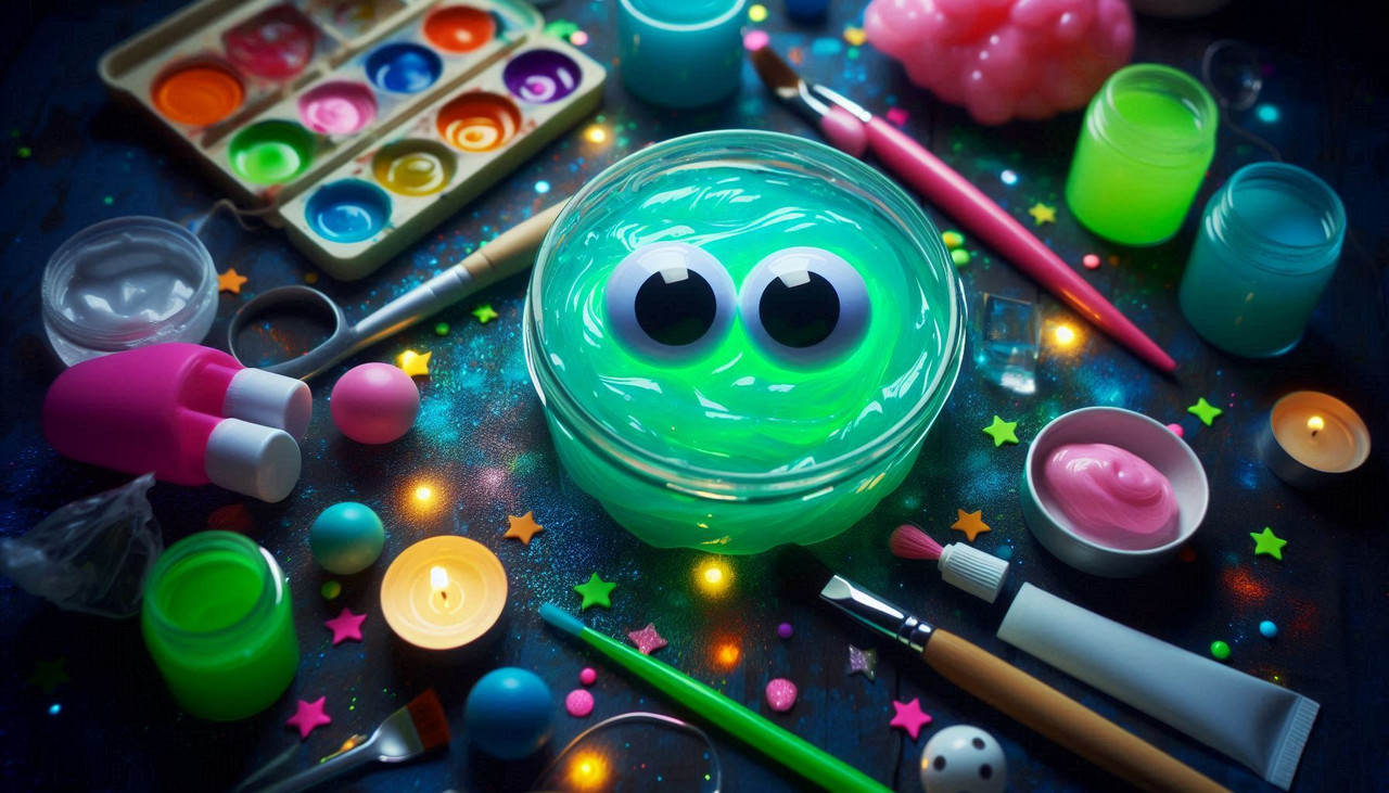 Halloween Fun: DIY Glow-in-the-Dark Slime Monsters