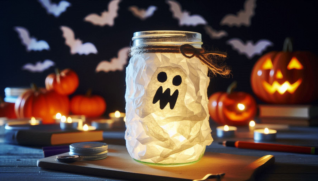 Classroom Fun: Spooky Mason Jar Lanterns