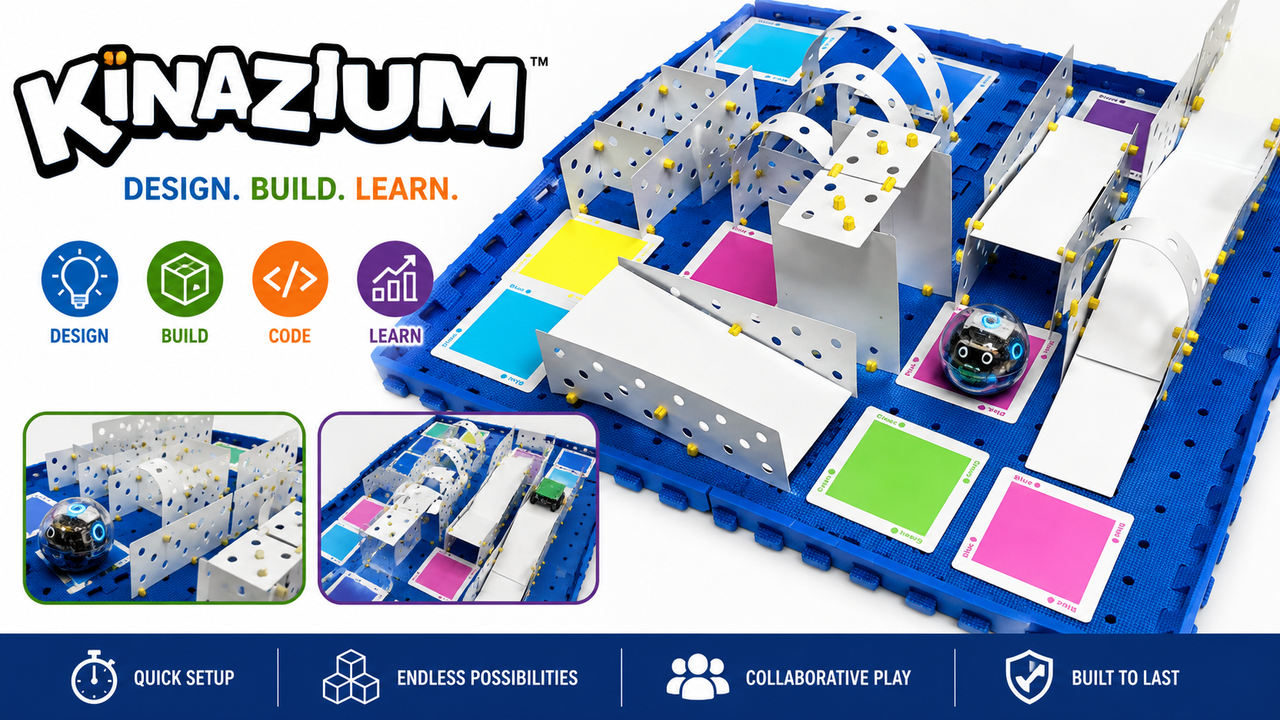Kinazium: The Ultimate STEM Construction Kit for Robotics, Coding, and Engineering Challenges