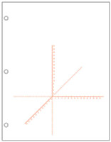 3-D Axis Graph Paper - Red -- 500 Sheet Ream | Geyer Instructional