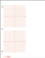 2 GRID XY GRAPH PAPER, 1/4