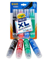カラーボード4色×7セット Crayola Project 4 ct. XL Markers, Classic Colors | Geyer