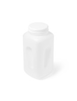 BOTTLE, SQUARE, WIDE MOUTH, PP, 4-LITER (4000ML) | Geyer