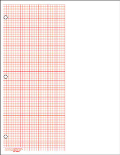 Classic Half Sheet Graph Paper, 1/8" SQ. - Red -- 500 Sheet Ream_main