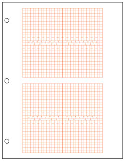 Radian Graph Paper, 3/16", -2pi to +2pi