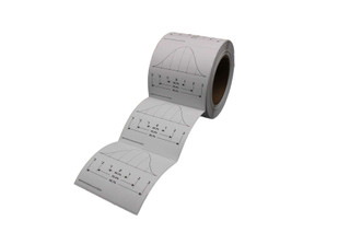 Graph Stickers - Bell Curve, Roll of 500 150257 Graph Stickers - Bell Curve, Roll of 500 150257