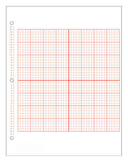 Axis Graph Paper, 3/16