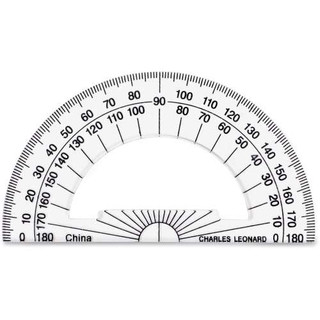 4" Open Center Protractor  - Box of 12 170223