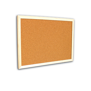 Wood Framed Cork Board 18 x 24: Stylish, Functional Classroom Display_main