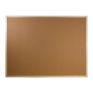 Wood Framed Cork Board 36 x 48: Large, Elegant Classroom Display_main