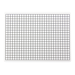 Two Sided 3/8" Square Grid Board-9" x 12" size-Dry Erase-Set of 24