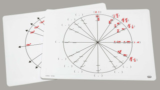 Write On/Wipe Off Unit Circle Mats - Set of 10 180800