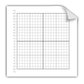 Easy Cling Graph - 1" Number Line, XY Axis 181306