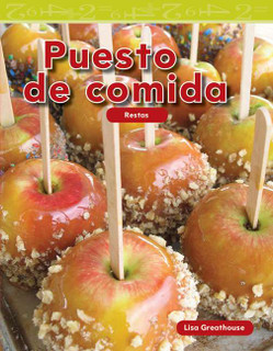 Puesto de comida (The Snack Shop-Spanish Version) Basic Kindergarten Subtraction 191642