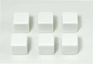 Blank Dice - 50 per Bag 191976