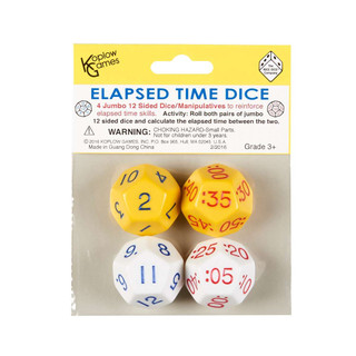 ELAPSED TIME DICE -- 4 Per Bag 192016