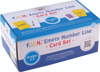 F.U.N. Empty Number Line Card Set, Gr. 2-3 192026