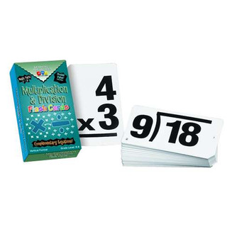 Vertical Multiplication & Division Double Value Flash Cards 192036