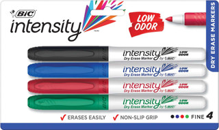 Intensity Grip Dry Erase Marker-Pocket Fine Point 4-Pack 192300
