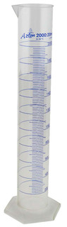 Cylinder Printed Graduated, PMP 2000mL, Case of 4 194920