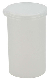 Container w Hinged Lid, PE 4oz, Case of 100 194790