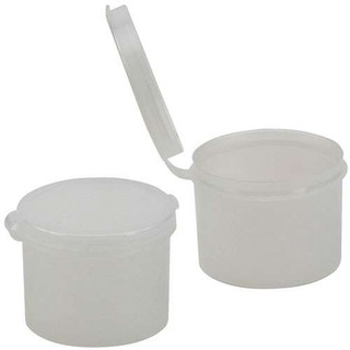 Container w Hinged Lid, PE 2oz, Case of 100 194788 Container w Hinged Lid, PE 2oz, Case of 100 194788