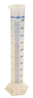 Cylinder Printed Graduated, PP 1000mL, Case of 6 194934 Cylinder Printed Graduated, PP 1000mL, Case of 6 194934