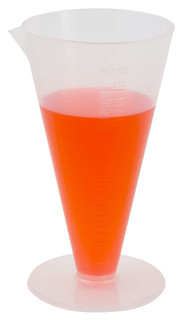 Cylinder Conical Graduated, PP 250ml, Case of 6 194860