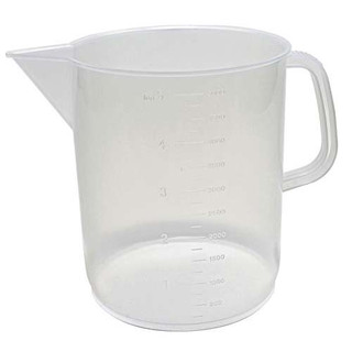 Beaker Low w Handle, PP 5000ml, Case of 12 194678