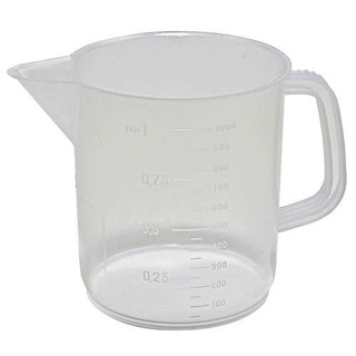 Beaker Low w Handle, PP 1000mL, Case of 24 194672