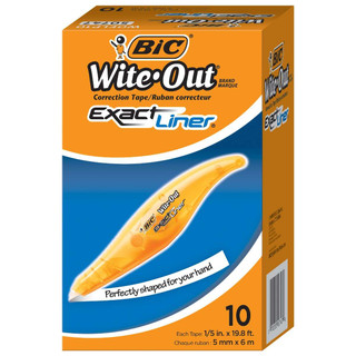 EXACT LINER CORRECTION TAPE 10-PACK PER BOX 202750