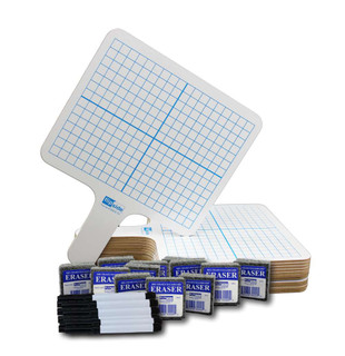 Rectangular Graph Double Sided Dry Erase Answer Paddles_MAIN